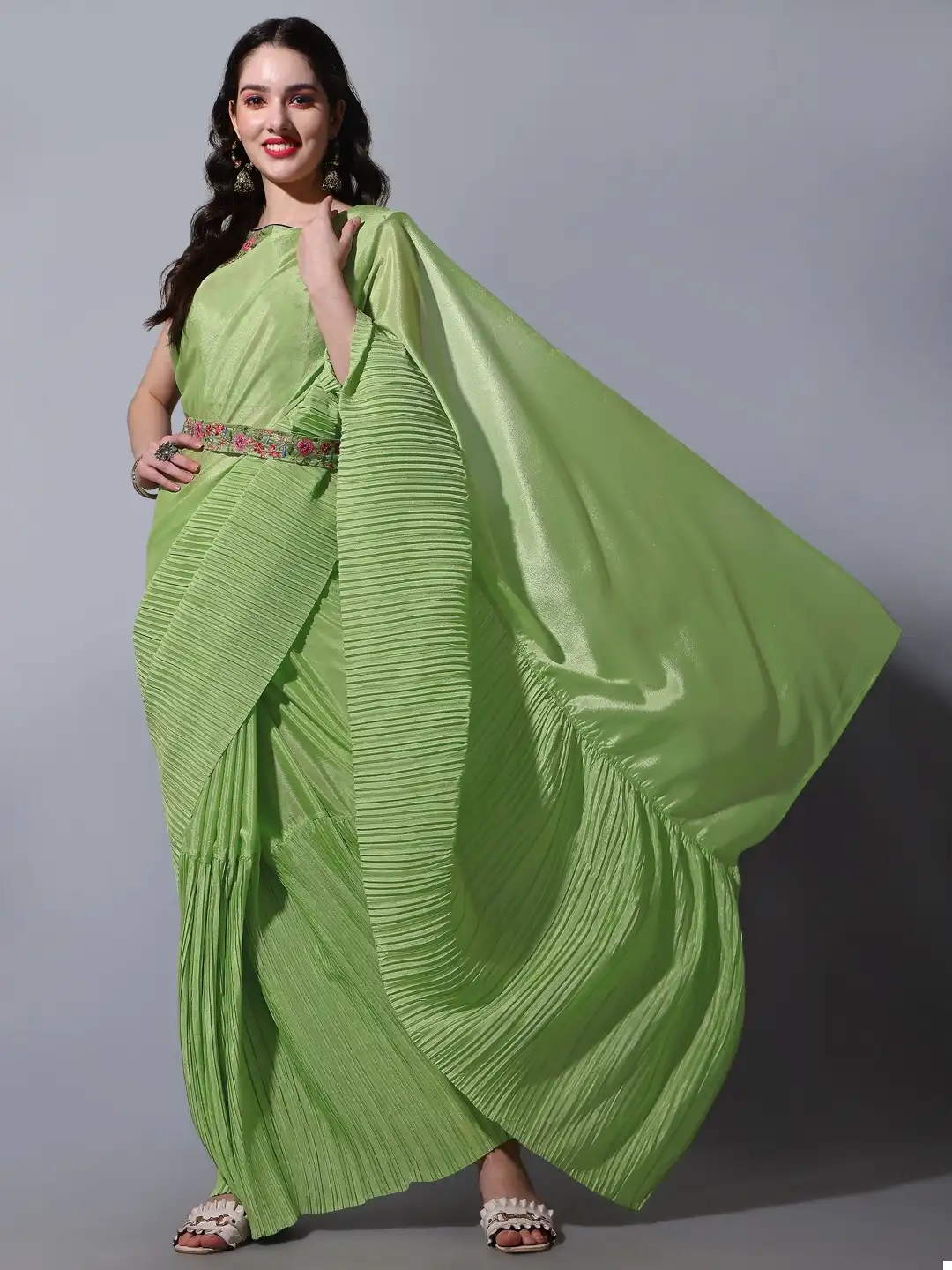 VE Georgette Vol 5 Chinnon Wholesale Saree Catalog — Wholesale Sarees, MPA wholesale from Surat — view 1