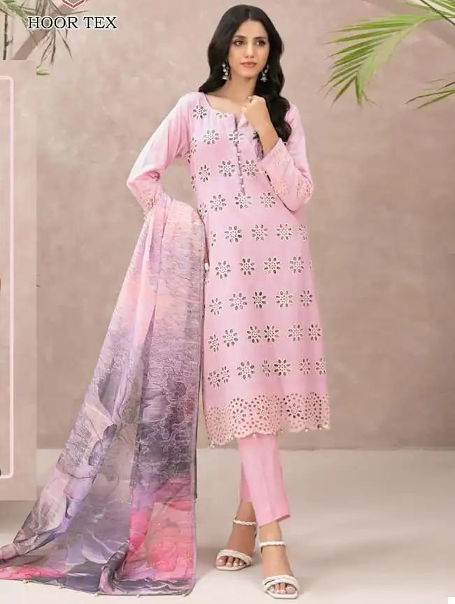 Hoor Tex HT-128 Heavy Cotton Wholesale Pakistani Suit