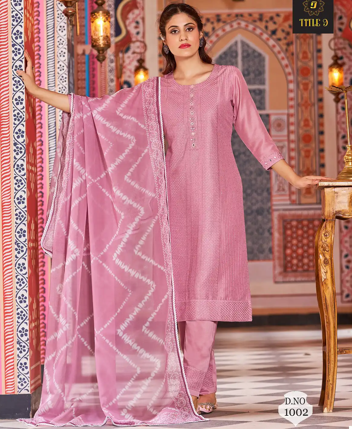Banwery Inaya Pure Rasian Silk Wholesale Readymade Suits Catalog — Wholesale Salwar Suits, Banwery wholesale from Surat — view 1