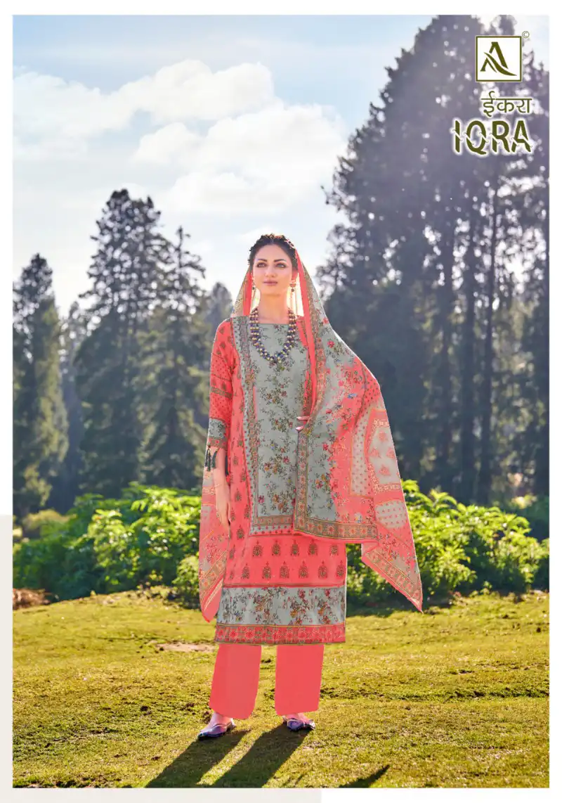 Alok Suits Iqra Premium Pashmina Wholesale Winter Suits Catalog — Wholesale Salwar Suits, Alok Suit wholesale from Surat - Gallery Image 3