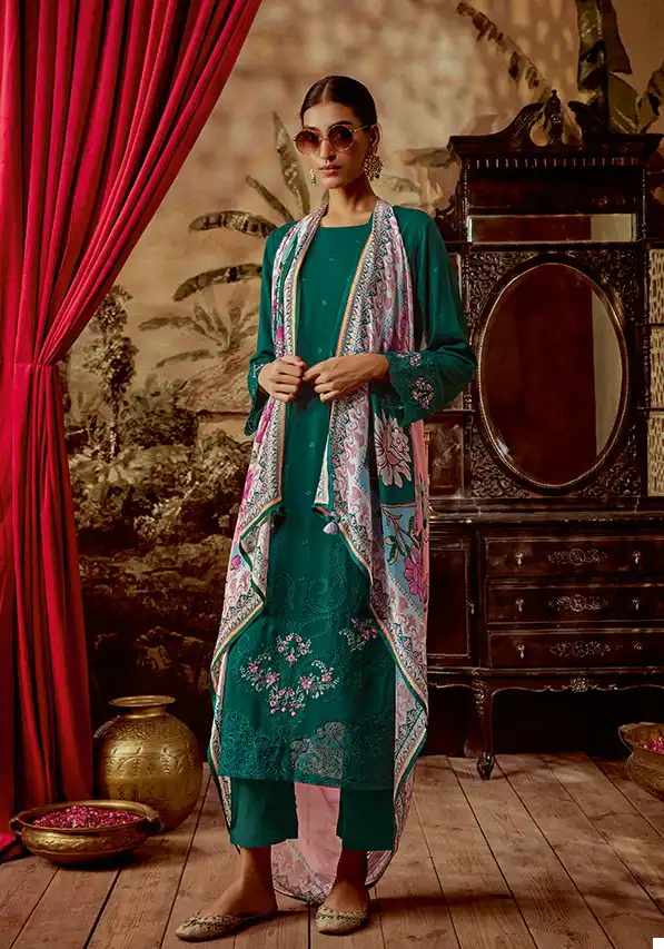 Kimora Janab Modali Silk Wholesale Designer Salwar Suit Catalog — Wholesale Salwar Suits, MPA wholesale from Surat - Gallery Image 4