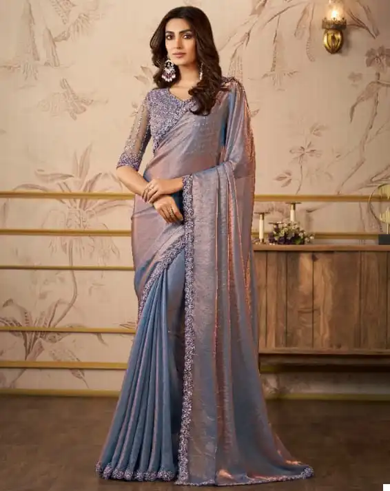 Anmol Kaina Satin Organza Wholesale Designer Saree Catalog — Wholesale Sarees, MPA wholesale from Surat — view 1