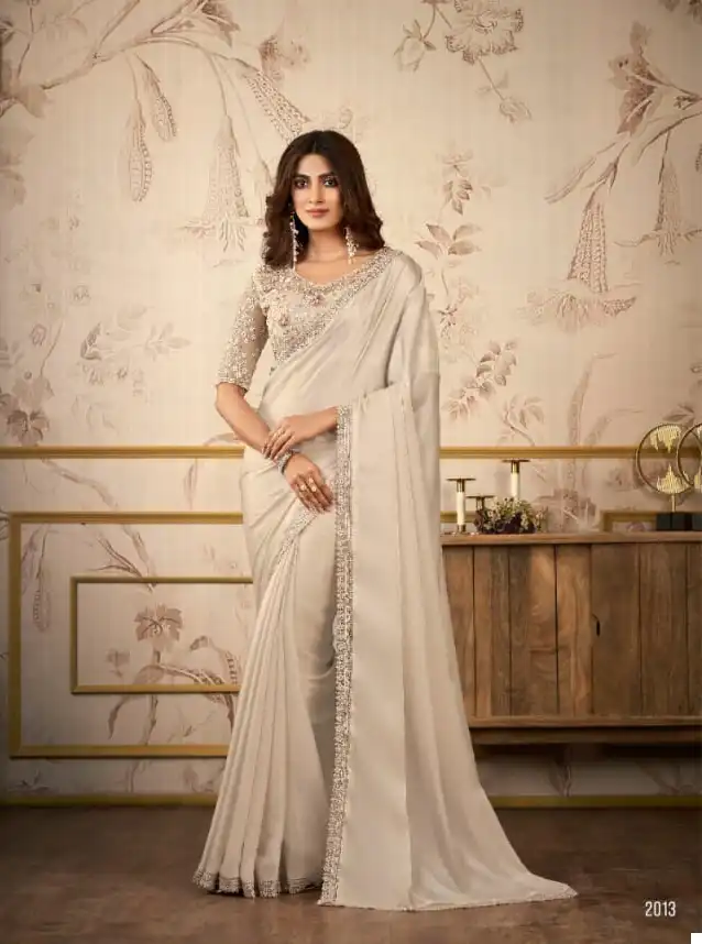 Anmol Kaina Satin Organza Wholesale Designer Saree Catalog — Wholesale Sarees, MPA wholesale from Surat - Gallery Image 11