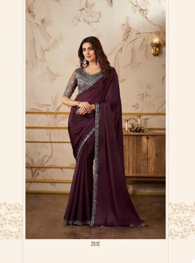 Anmol Kaina Satin Organza Wholesale Designer Saree Catalog — Wholesale Sarees, MPA wholesale from Surat - Gallery Image 12