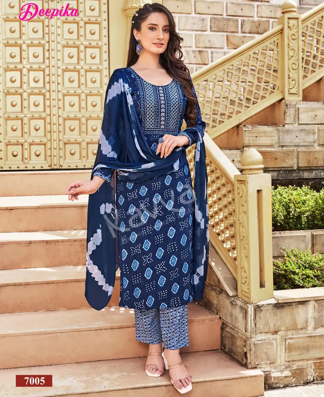 Kavya Deepika Vol 7 Straight Wholesale Readymade Salwar Suit Catalog — Wholesale Salwar Suits, MPA wholesale from Surat — view 1