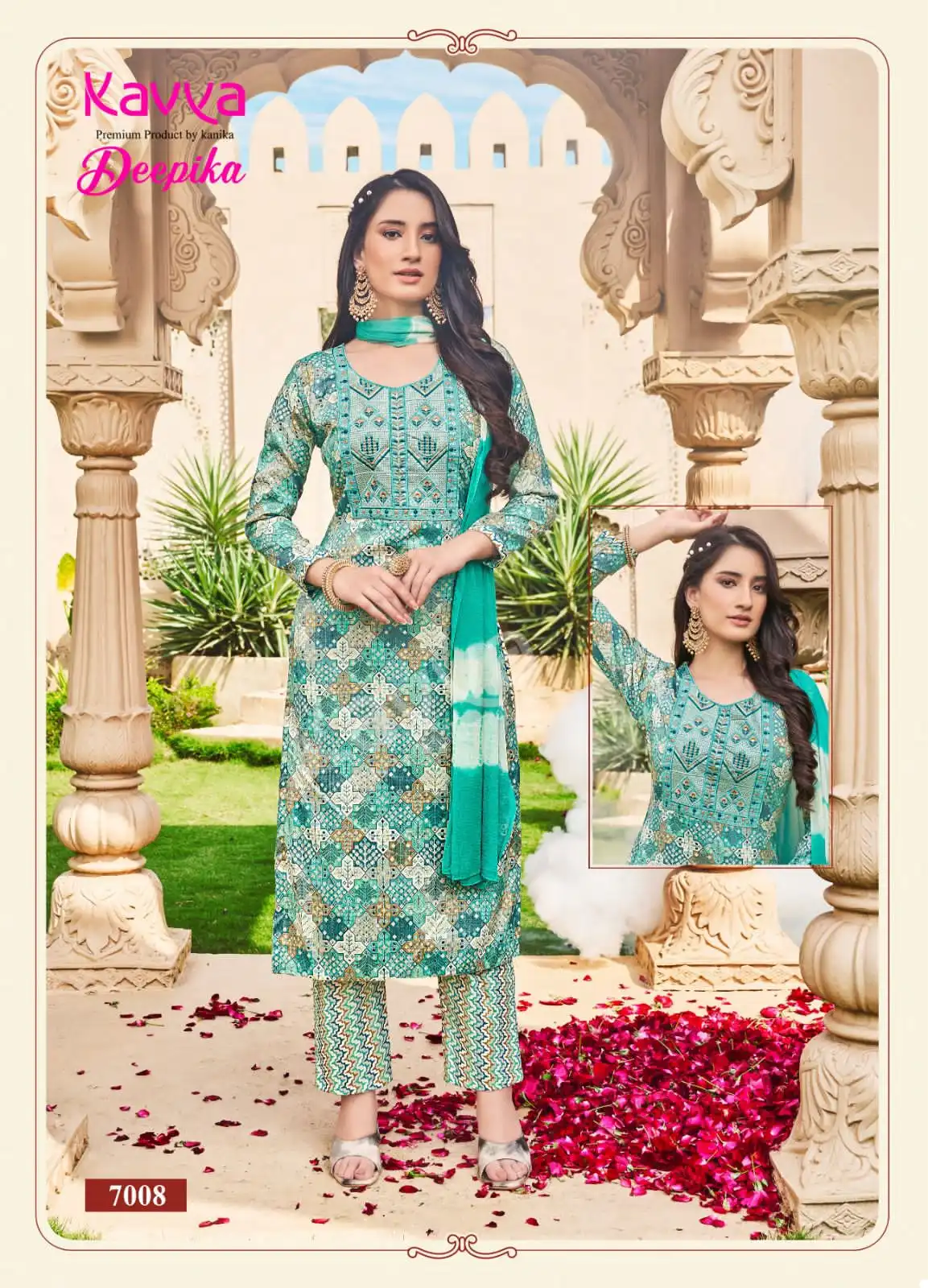Kavya Deepika Vol 7 Straight Wholesale Readymade Salwar Suit Catalog — Wholesale Salwar Suits, MPA wholesale from Surat - Gallery Image 5