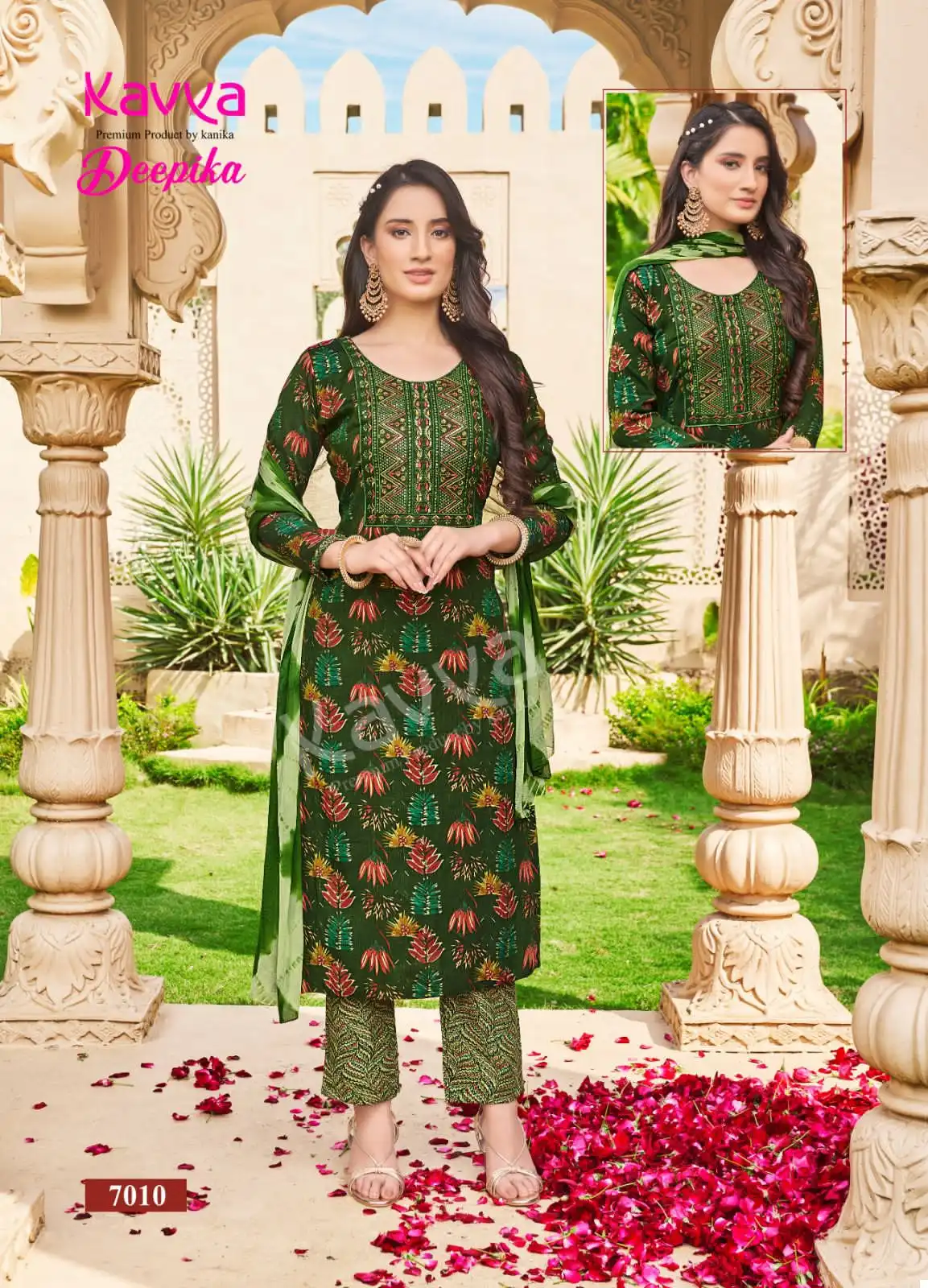 Kavya Deepika Vol 7 Straight Wholesale Readymade Salwar Suit Catalog — Wholesale Salwar Suits, MPA wholesale from Surat - Gallery Image 7