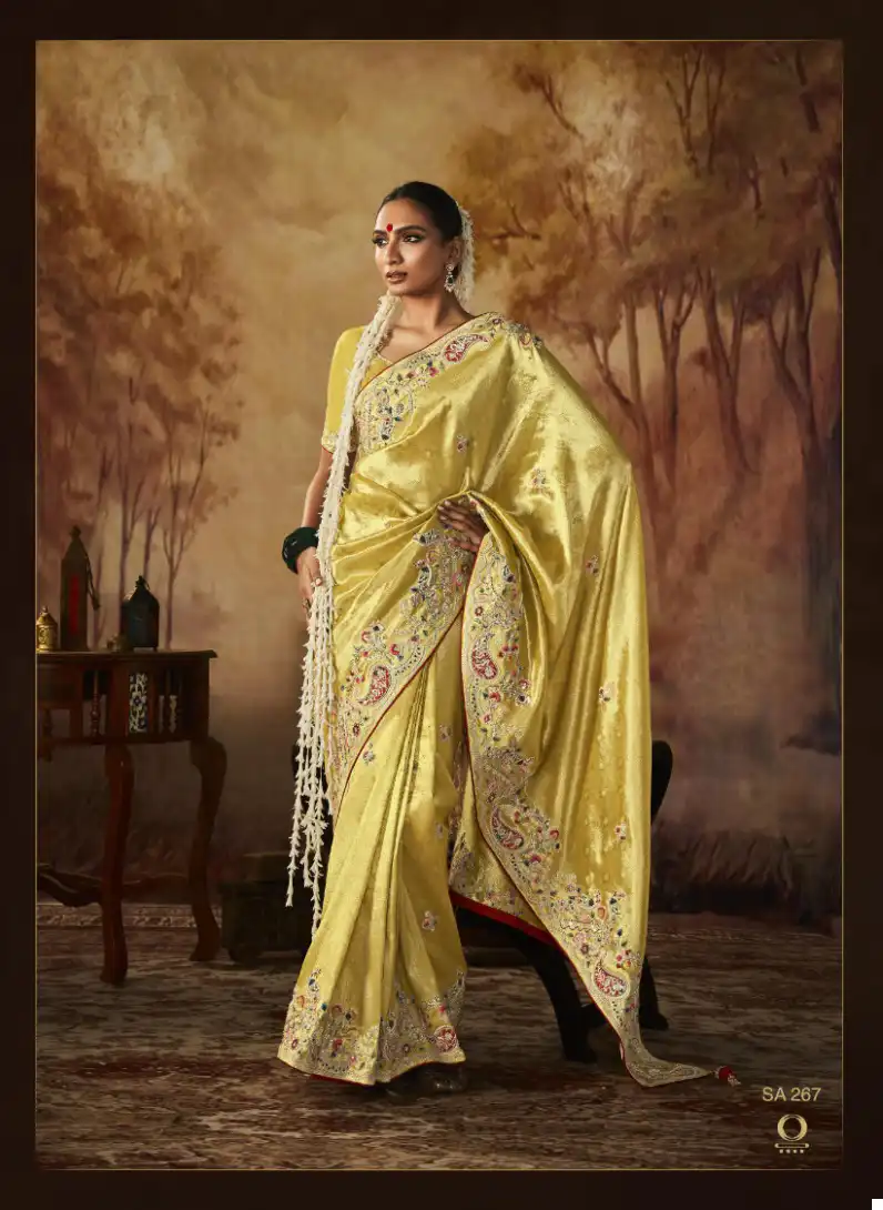 Kimora Kohinoor Pure Banarasi Kanjivaram Silk Wholesale Sarees Catalog — Wholesale Sarees, Kimora wholesale from Surat - Gallery Image 12