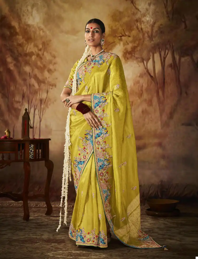 Kimora Kohinoor Pure Banarasi Kanjivaram Silk Wholesale Sarees Catalog — Wholesale Sarees, Kimora wholesale from Surat - Gallery Image 5