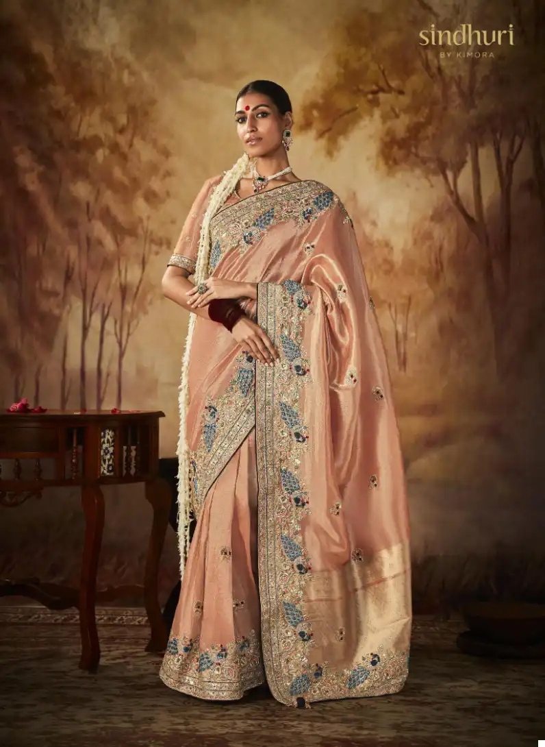 Kimora Kohinoor Pure Banarasi Kanjivaram Silk Wholesale Sarees Catalog — Wholesale Sarees, Kimora wholesale from Surat - Gallery Image 6