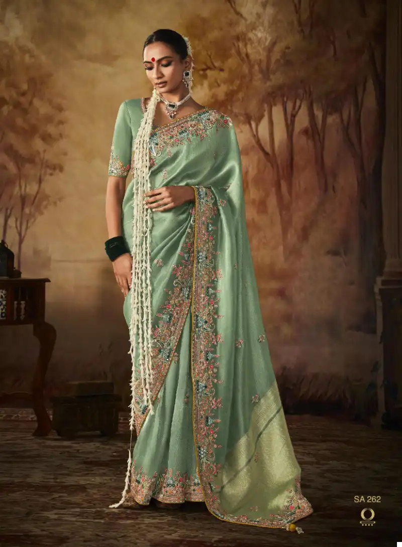 Kimora Kohinoor Pure Banarasi Kanjivaram Silk Wholesale Sarees Catalog — Wholesale Sarees, Kimora wholesale from Surat - Gallery Image 8