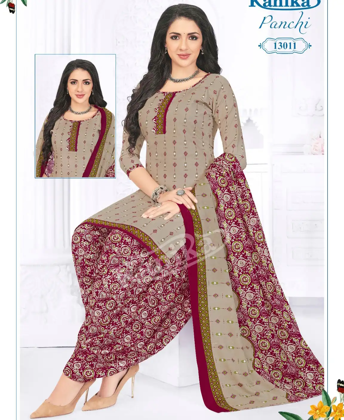 Kanika Panchi Vol 13 Indo Cotton Wholesale Readymade Salwar Suit Catalog