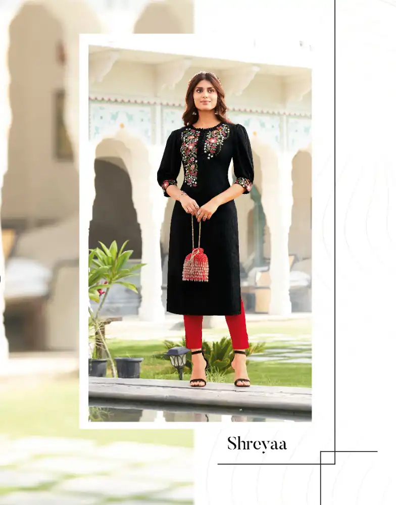 Shruti Kkashish Vol 30 Pure Cotton Linen Wholesale Kurti Catalog — Wholesale Kurtis, MPA wholesale from Surat - Gallery Image 7