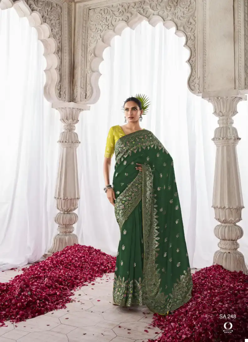 Kimora Asiana Kora Silk Wholesale Designer Saree Catalog — Wholesale Sarees, MPA wholesale from Surat - Gallery Image 10