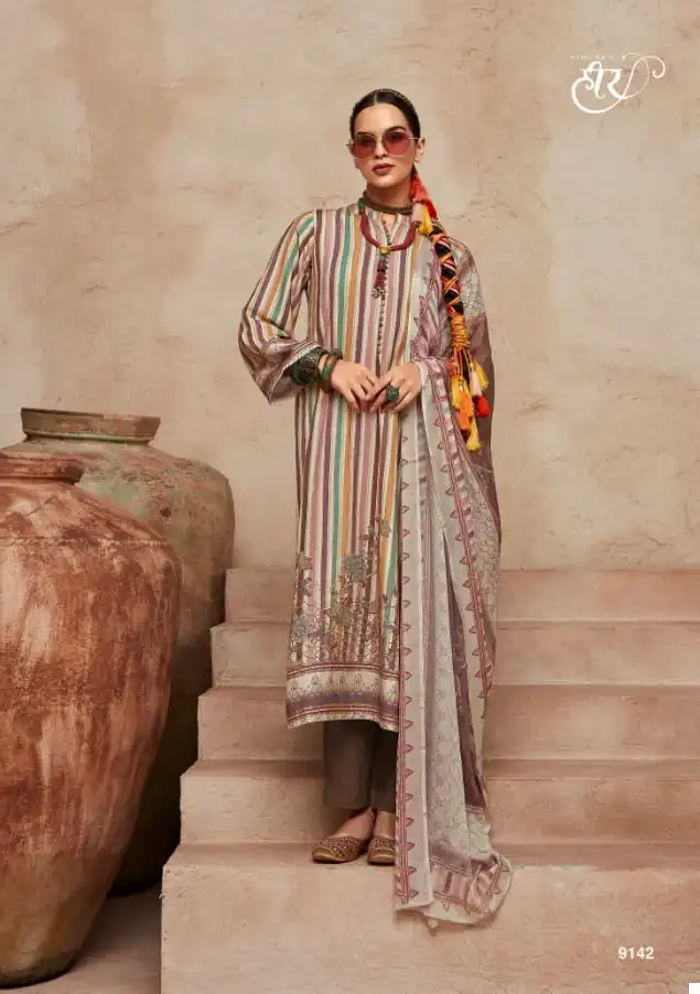 Kimora Laila Pure Cotton Satin Wholesale Fancy Salwar Suit Catalog — Wholesale Salwar Suits, MPA wholesale from Surat - Gallery Image 4