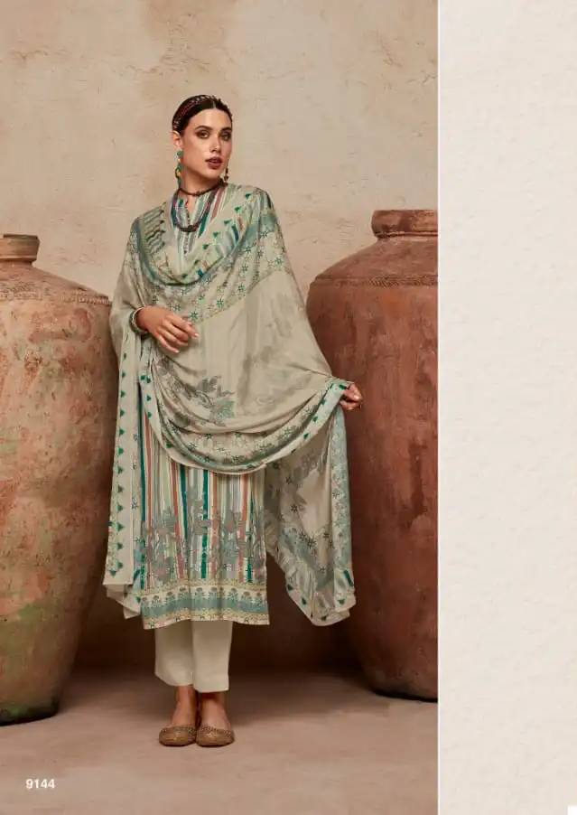 Kimora Laila Pure Cotton Satin Wholesale Fancy Salwar Suit Catalog — Wholesale Salwar Suits, MPA wholesale from Surat - Gallery Image 5