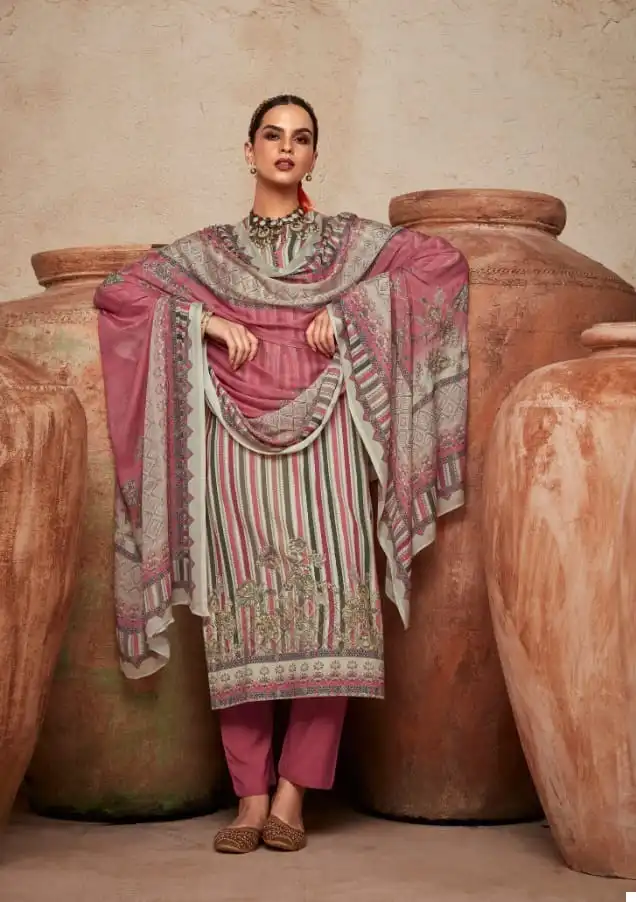 Kimora Laila Pure Cotton Satin Wholesale Fancy Salwar Suit Catalog — Wholesale Salwar Suits, MPA wholesale from Surat - Gallery Image 6