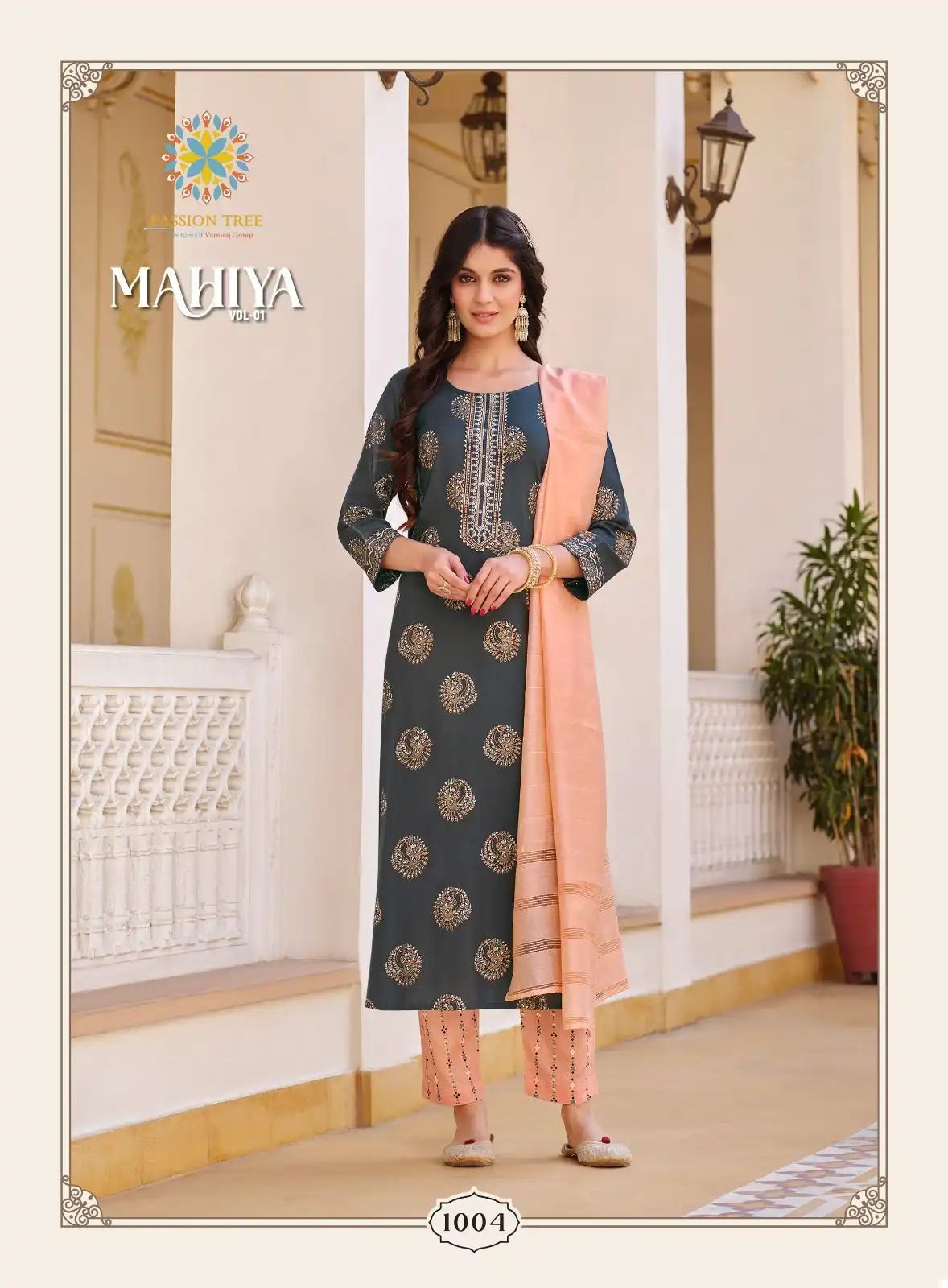 Passion Tree Mahiya Vol 1 Rayon Wholesale Readymade Salwar Suit Catalog — Wholesale Salwar Suits, MPA wholesale from Surat - Gallery Image 2