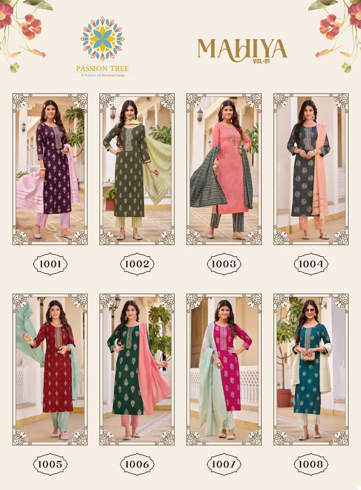 Passion Tree Mahiya Vol 1 Rayon Wholesale Readymade Salwar Suit Catalog — Wholesale Salwar Suits, MPA wholesale from Surat — view 6