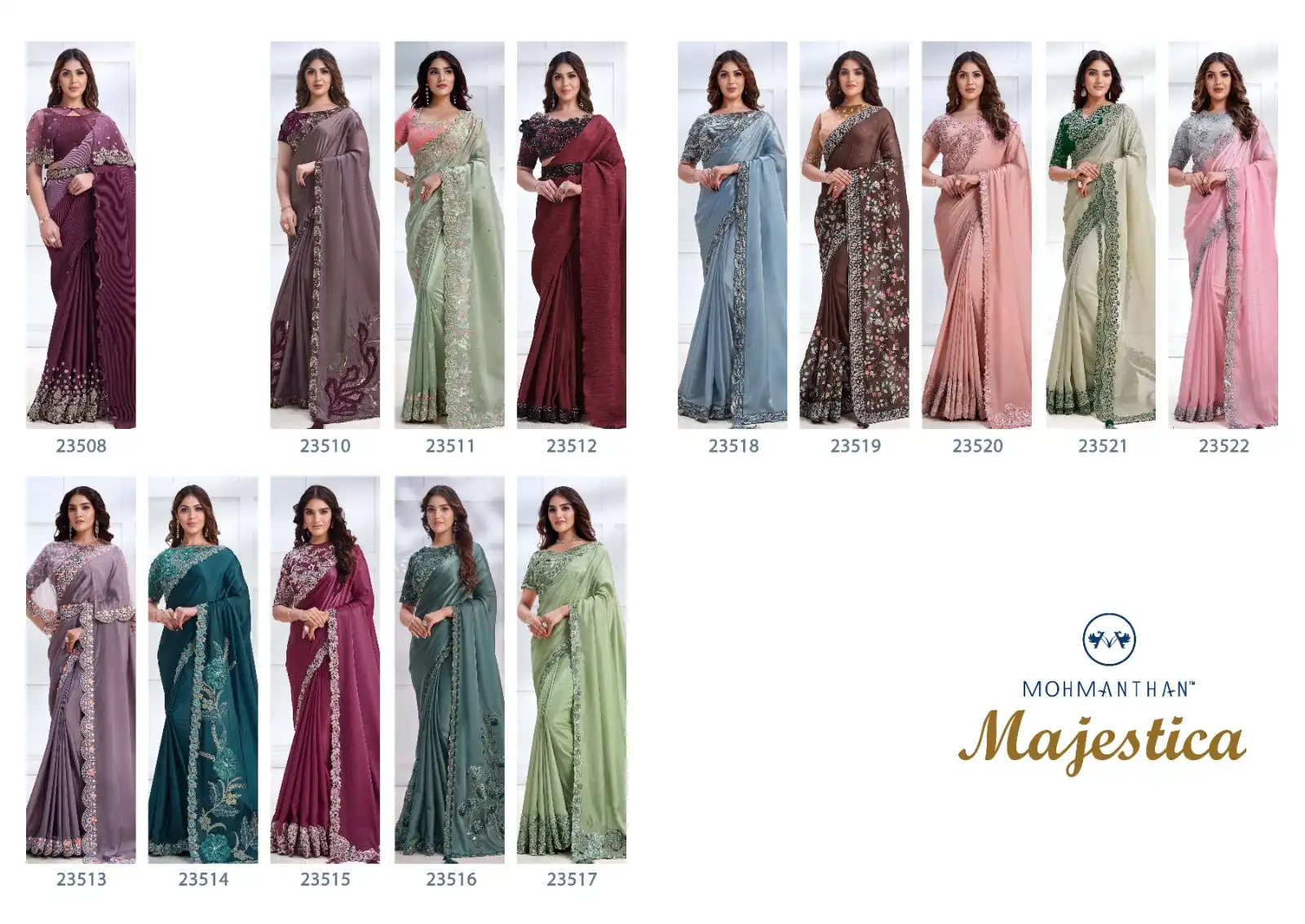 Mahotsav Majestica Crepe Satin Silk Wholesale Designer Saree Catalog — Wholesale Sarees, MPA wholesale from Surat — view 18
