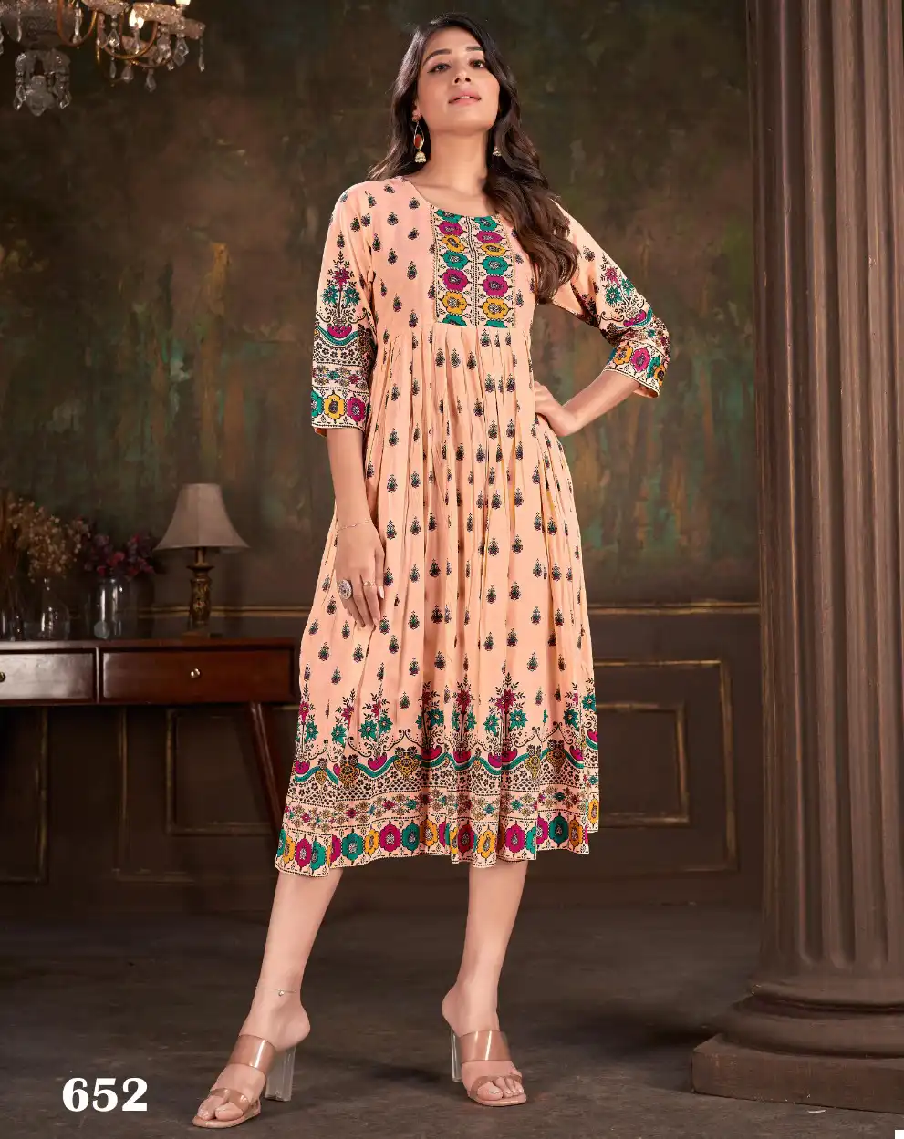 Jivora Moon Night Cotton Wholesale Designer Kurtis Catalog