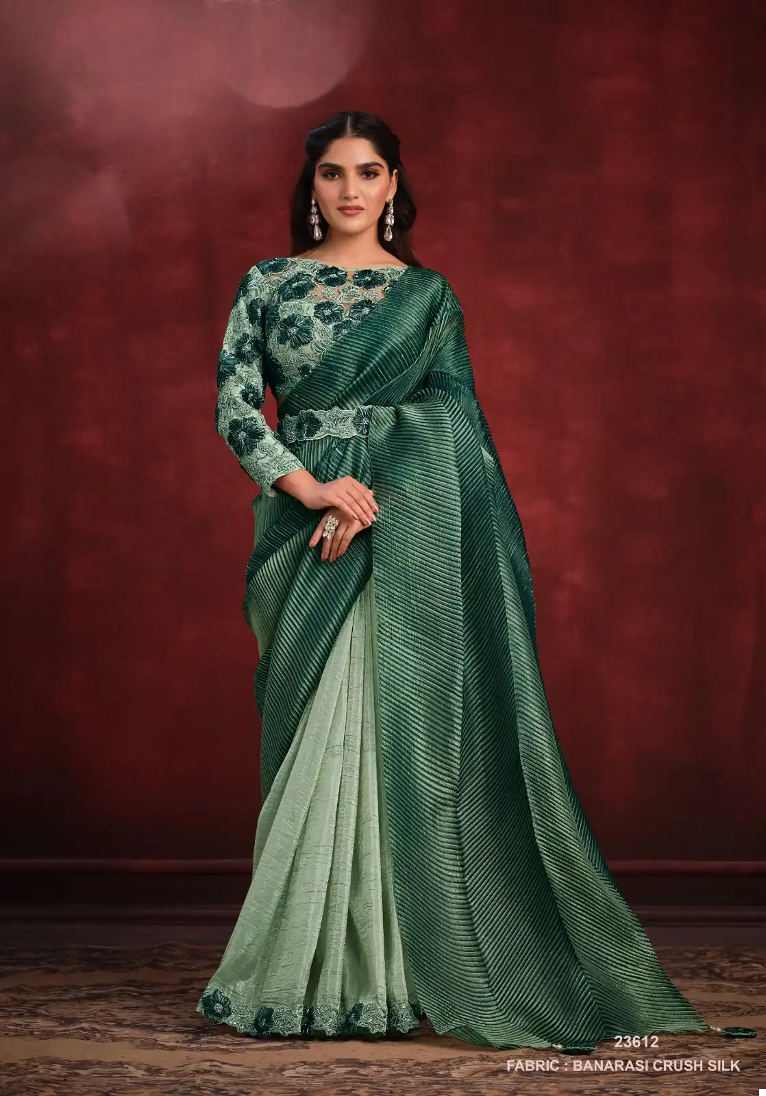 Mahotsav Kimaya Silk Wholesale Party Wear Saree Catalog — Wholesale Sarees, MPA wholesale from Surat - Gallery Image 2
