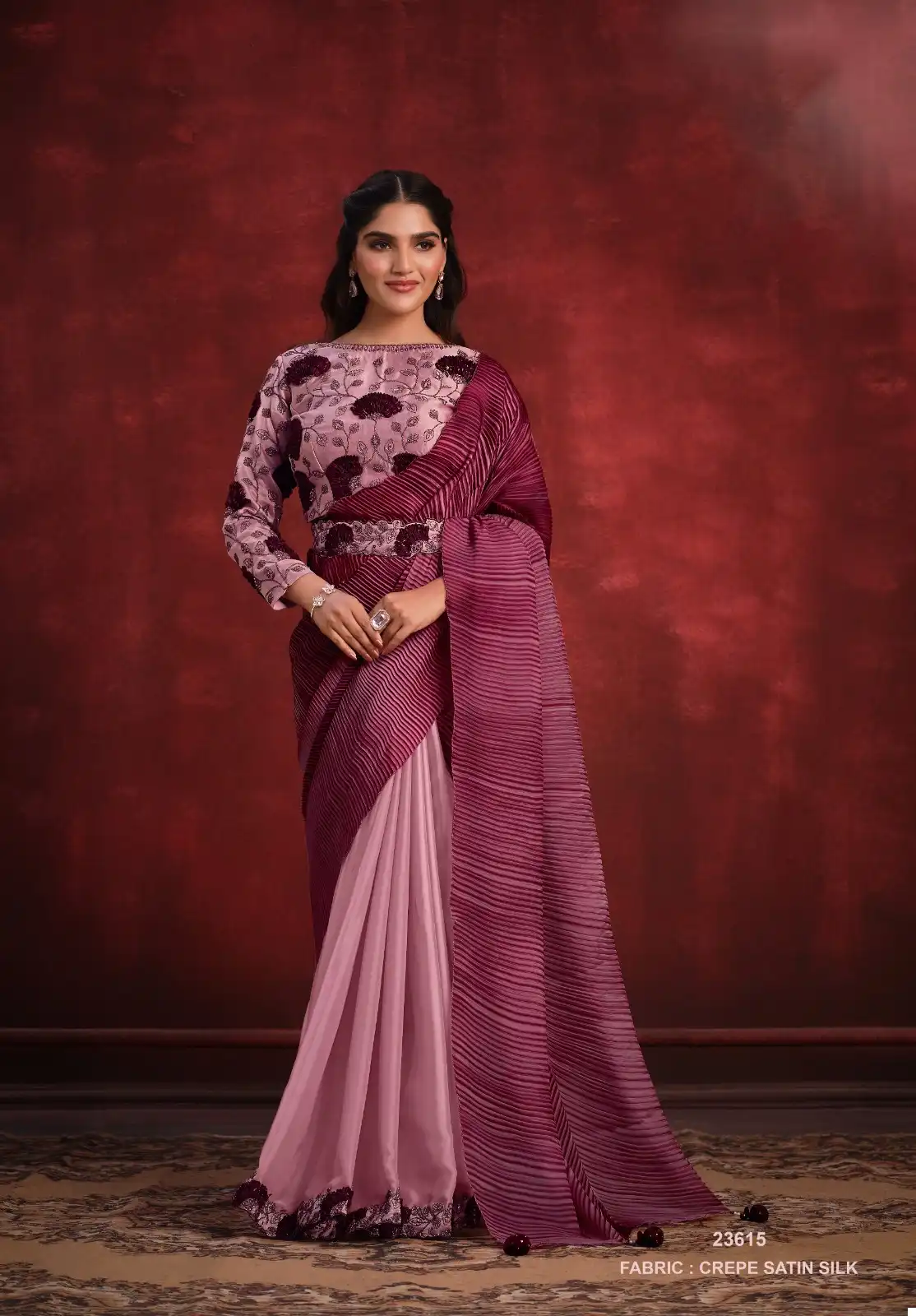 Mahotsav Kimaya Silk Wholesale Party Wear Saree Catalog — Wholesale Sarees, MPA wholesale from Surat - Gallery Image 6