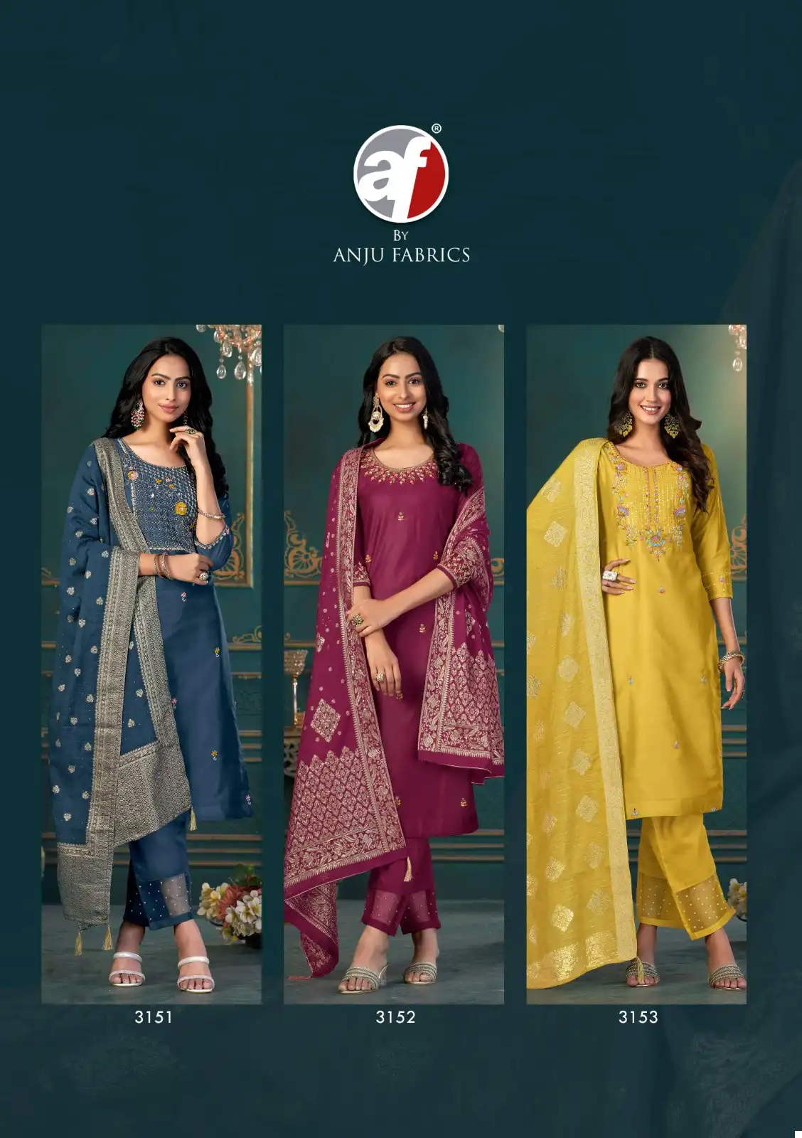 Anju Fabrics Mayra Vol 2 Pure Viscose Silk Wholesale Readymade Suits Catalog — Wholesale Salwar Suits, MPA wholesale from Surat — view 8