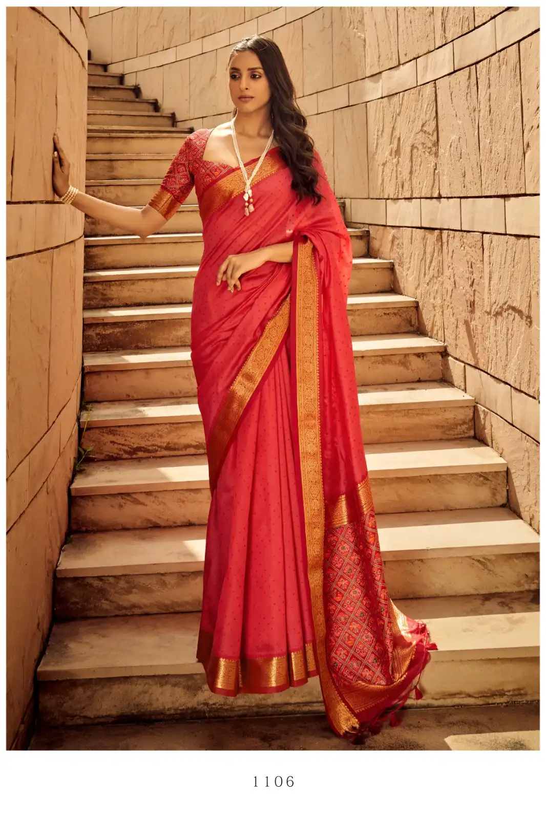RR Fashion Narchy Silk Handloom Weaving Silk Wholesale Saree Catalog — Wholesale Sarees, MPA wholesale from Surat - Gallery Image 6