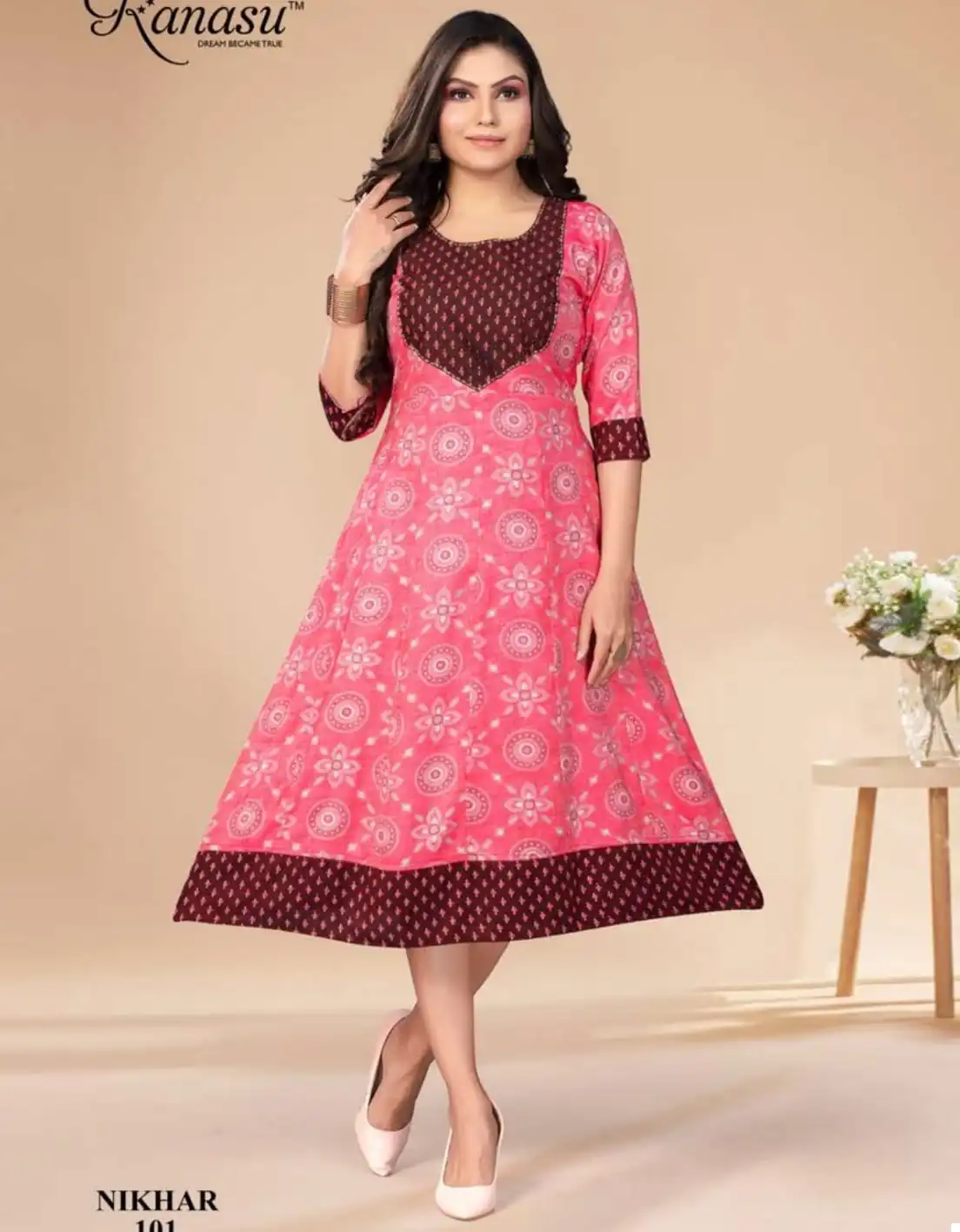 Kanasu Nikhar Heavy Rayon Wholesale Kurti Catalog — Wholesale Kurtis, MPA wholesale from Surat — view 1