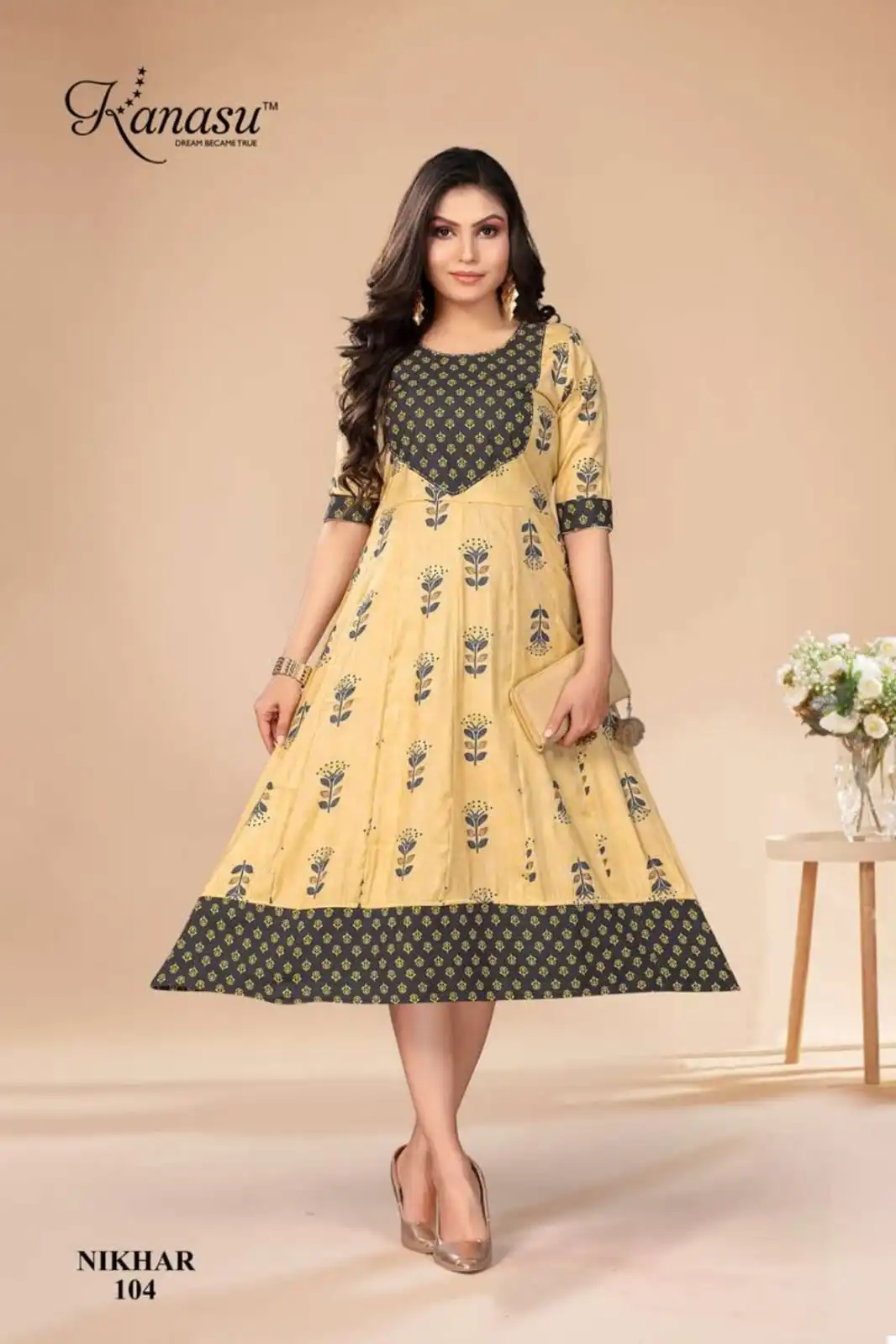 Kanasu Nikhar Heavy Rayon Wholesale Kurti Catalog — Wholesale Kurtis, MPA wholesale from Surat - Gallery Image 2
