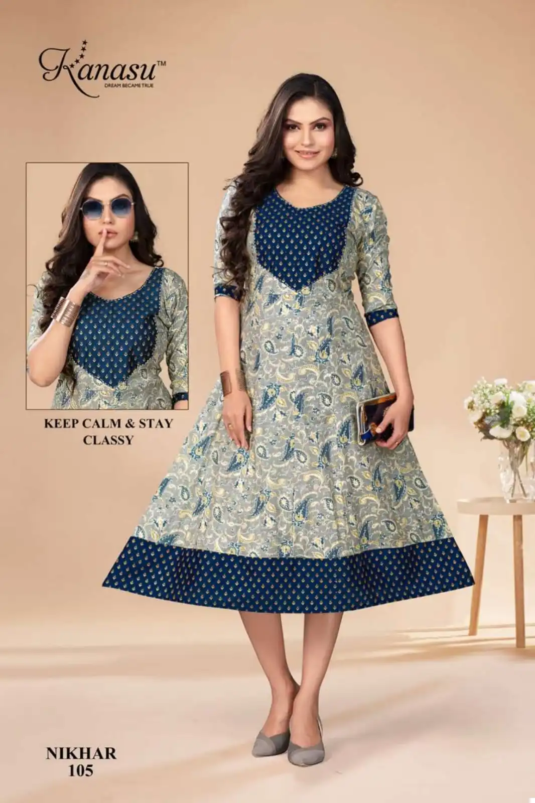 Kanasu Nikhar Heavy Rayon Wholesale Kurti Catalog — Wholesale Kurtis, MPA wholesale from Surat - Gallery Image 5