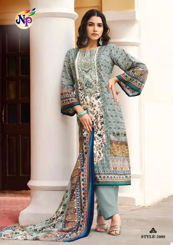 Nand Gopal Filza Memon Vol 3 Pure Cotton Wholesale Pakistani Salwar Suit Catalog - Image 7