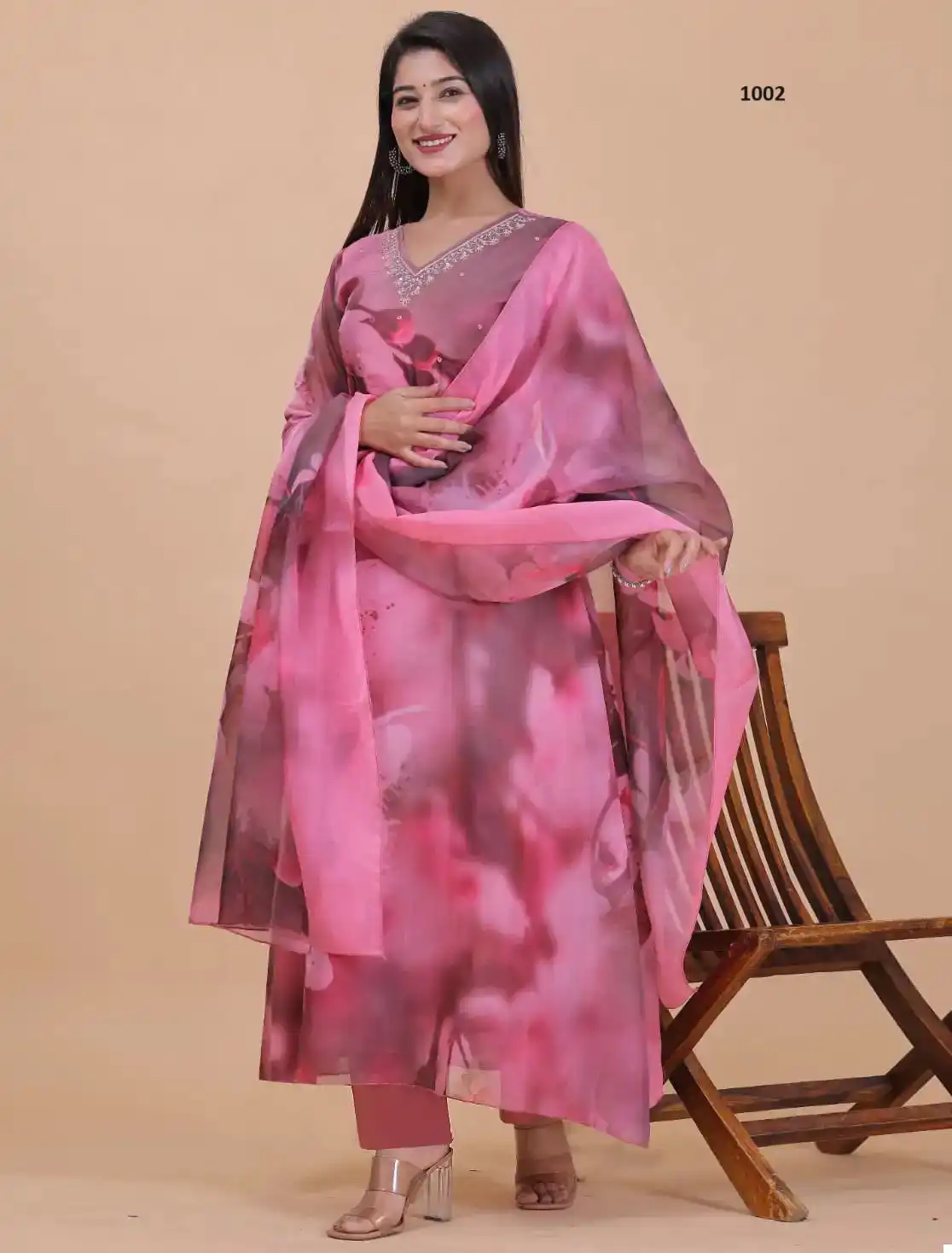VE Kalyani Soft Organza Wholesale Combo Set Readymade Suits Catalog — Wholesale Salwar Suits, MPA wholesale from Surat — view 1