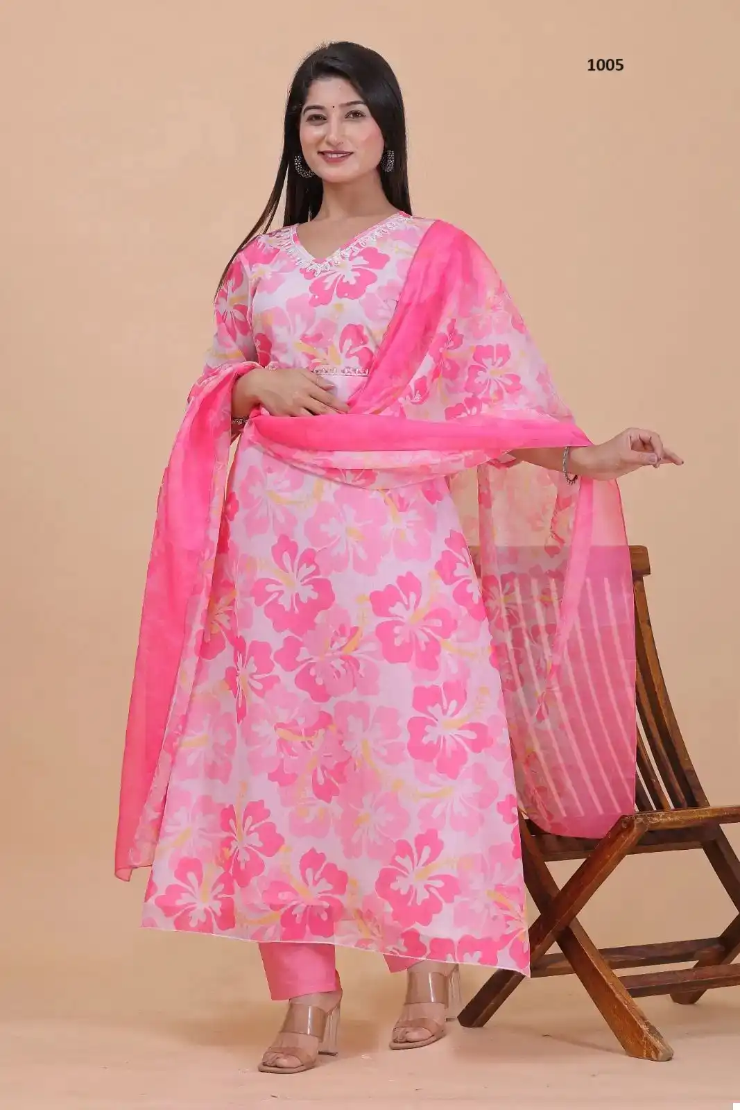 VE Kalyani Soft Organza Wholesale Combo Set Readymade Suits Catalog — Wholesale Salwar Suits, MPA wholesale from Surat - Gallery Image 5