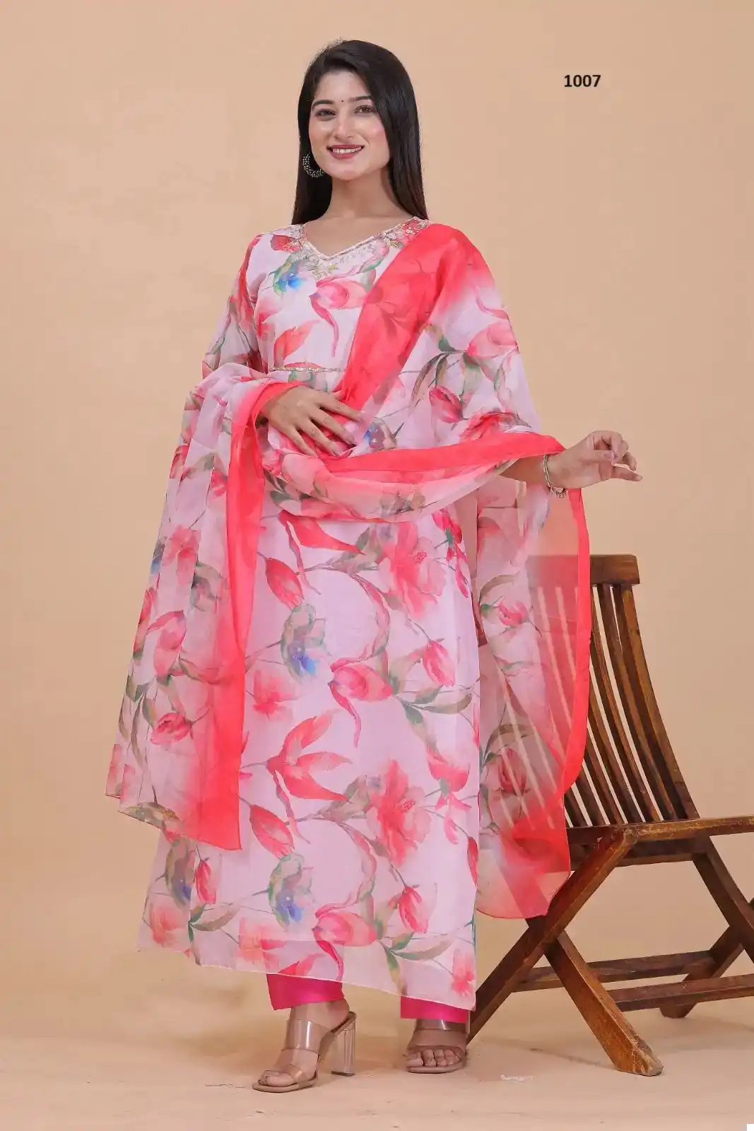 VE Kalyani Soft Organza Wholesale Combo Set Readymade Suits Catalog — Wholesale Salwar Suits, MPA wholesale from Surat - Gallery Image 7