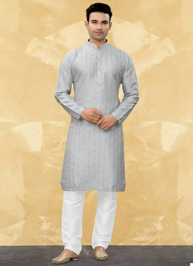 Outluk Vol 113 Art Silk Wholesale Kurta With Pajama Catalog — Singles, MPA wholesale from Surat — view 4