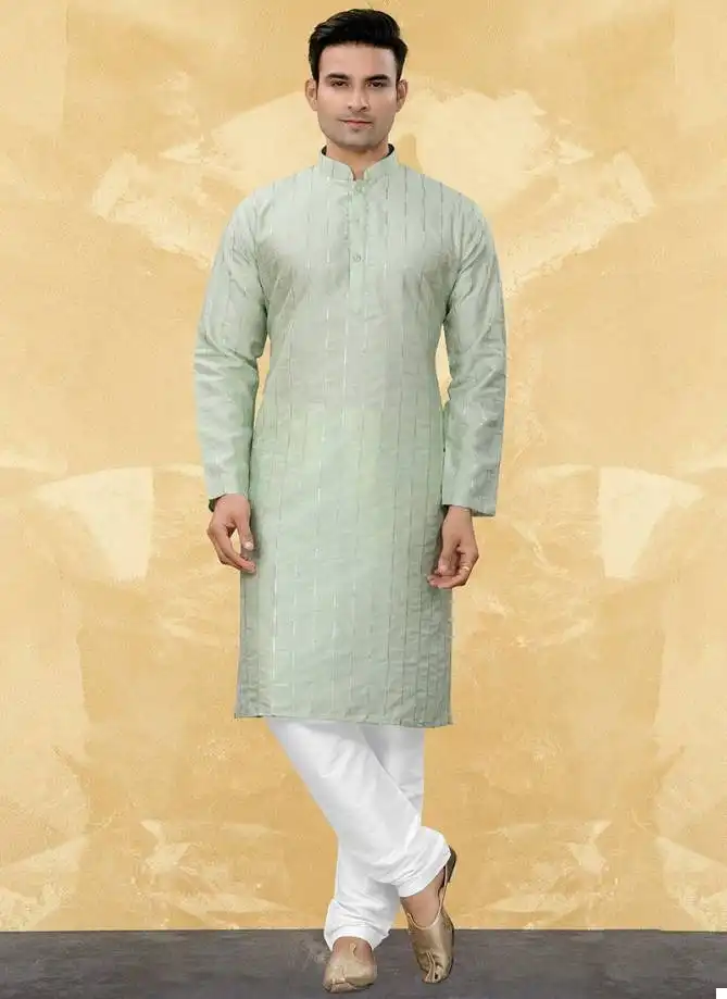 Outluk Vol 113 Art Silk Wholesale Kurta With Pajama Catalog — Singles, MPA wholesale from Surat — view 5