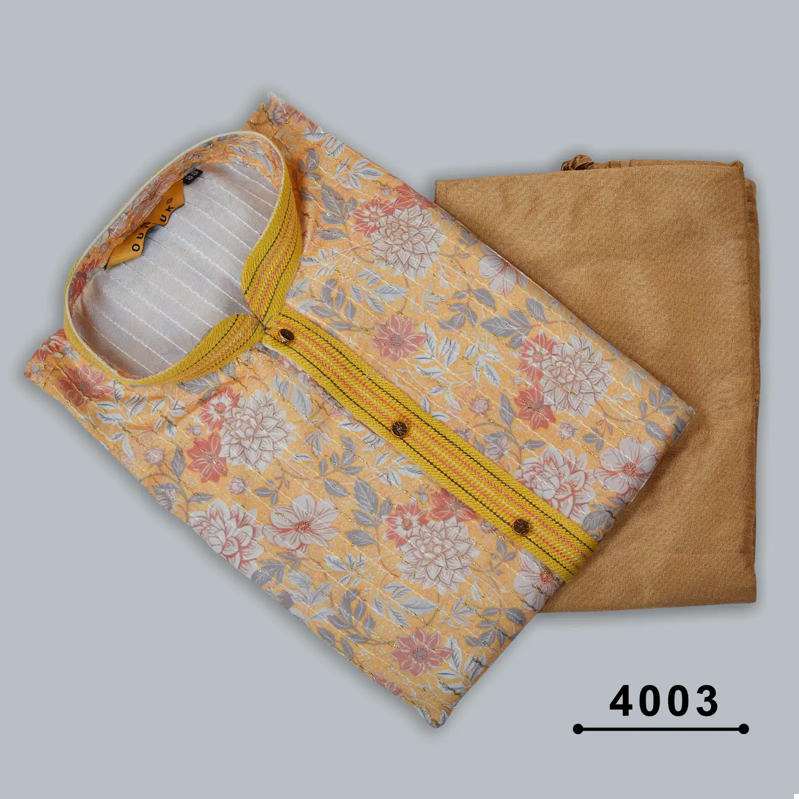 Outluk Wedding Collection Vol 4 Heavy Cotton Wholesale Kurta Pajama Catalog — Singles, MPA wholesale from Surat — view 12