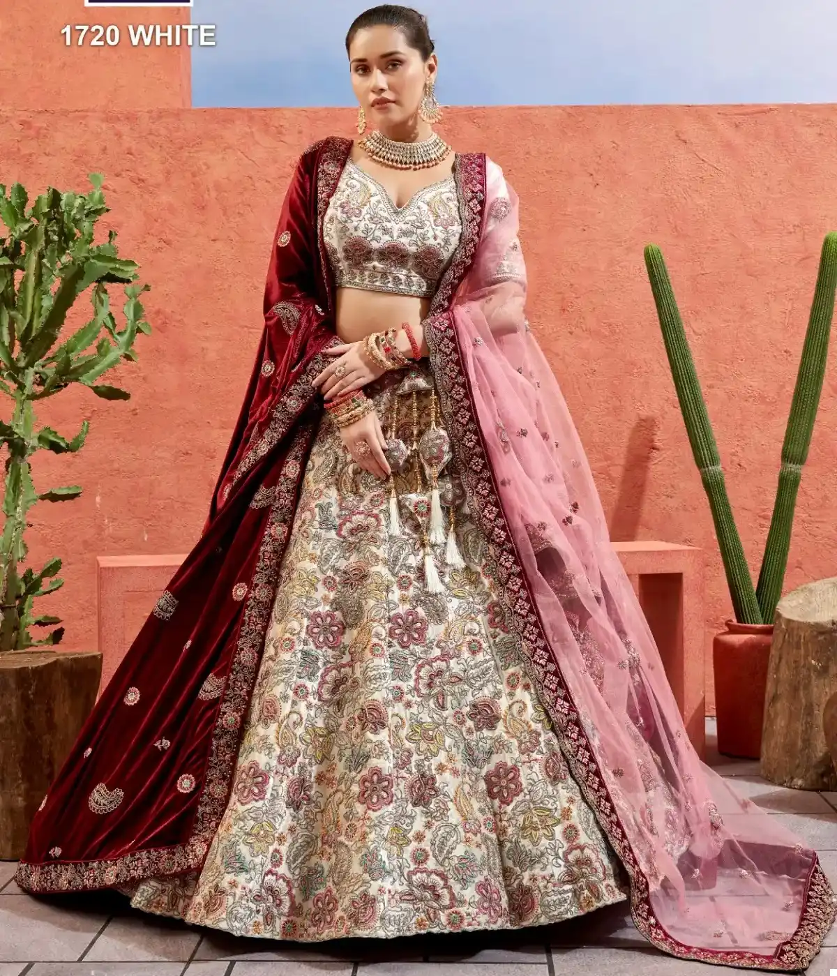 Pal Fashion 1720 Velvet Wholesale Bridal Lehenga Choli