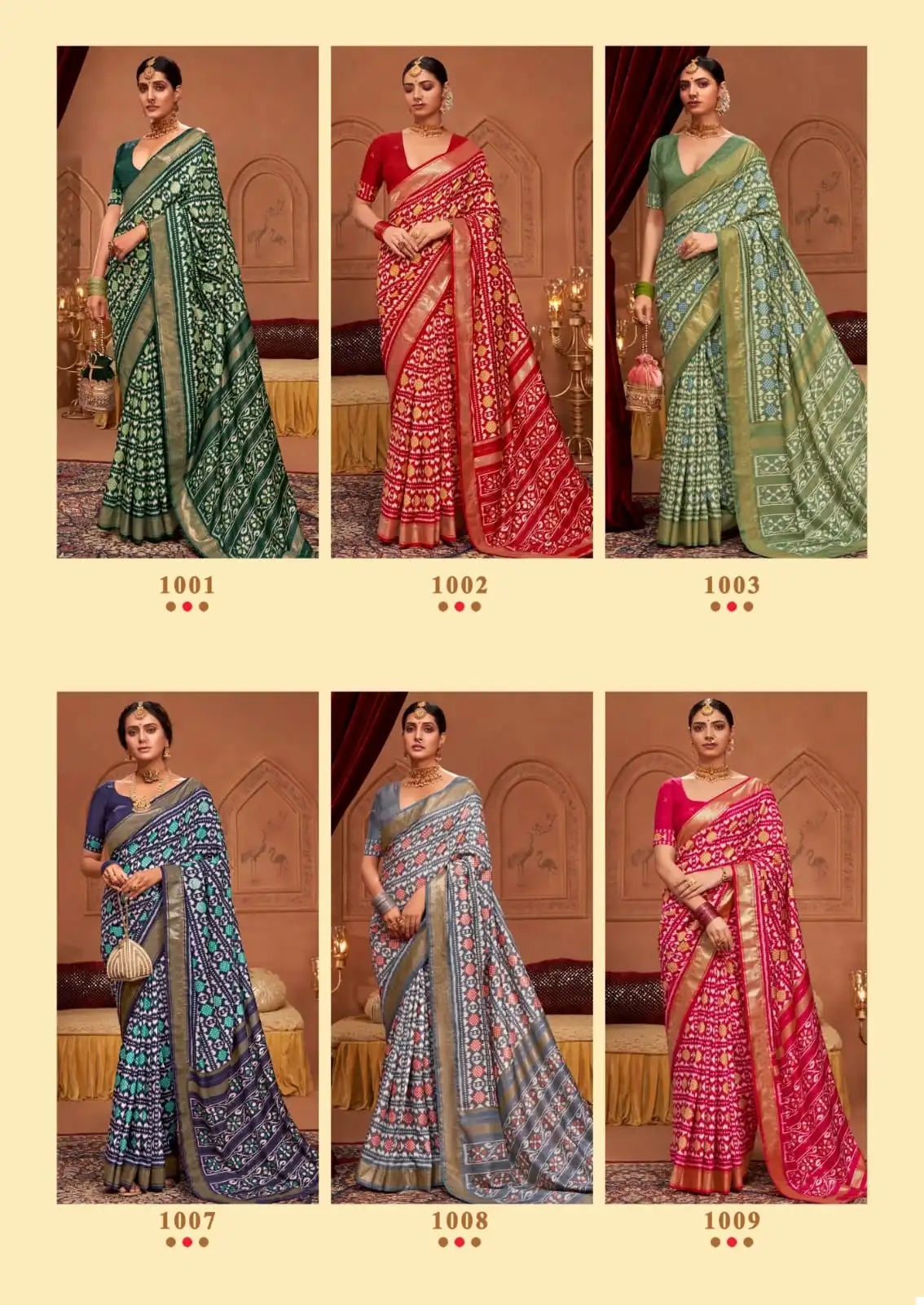 Shubh Shree Palki Welvet Tussar Silk Wholesale Sarees Catalog — Wholesale Sarees, MPA wholesale from Surat - Gallery Image 12