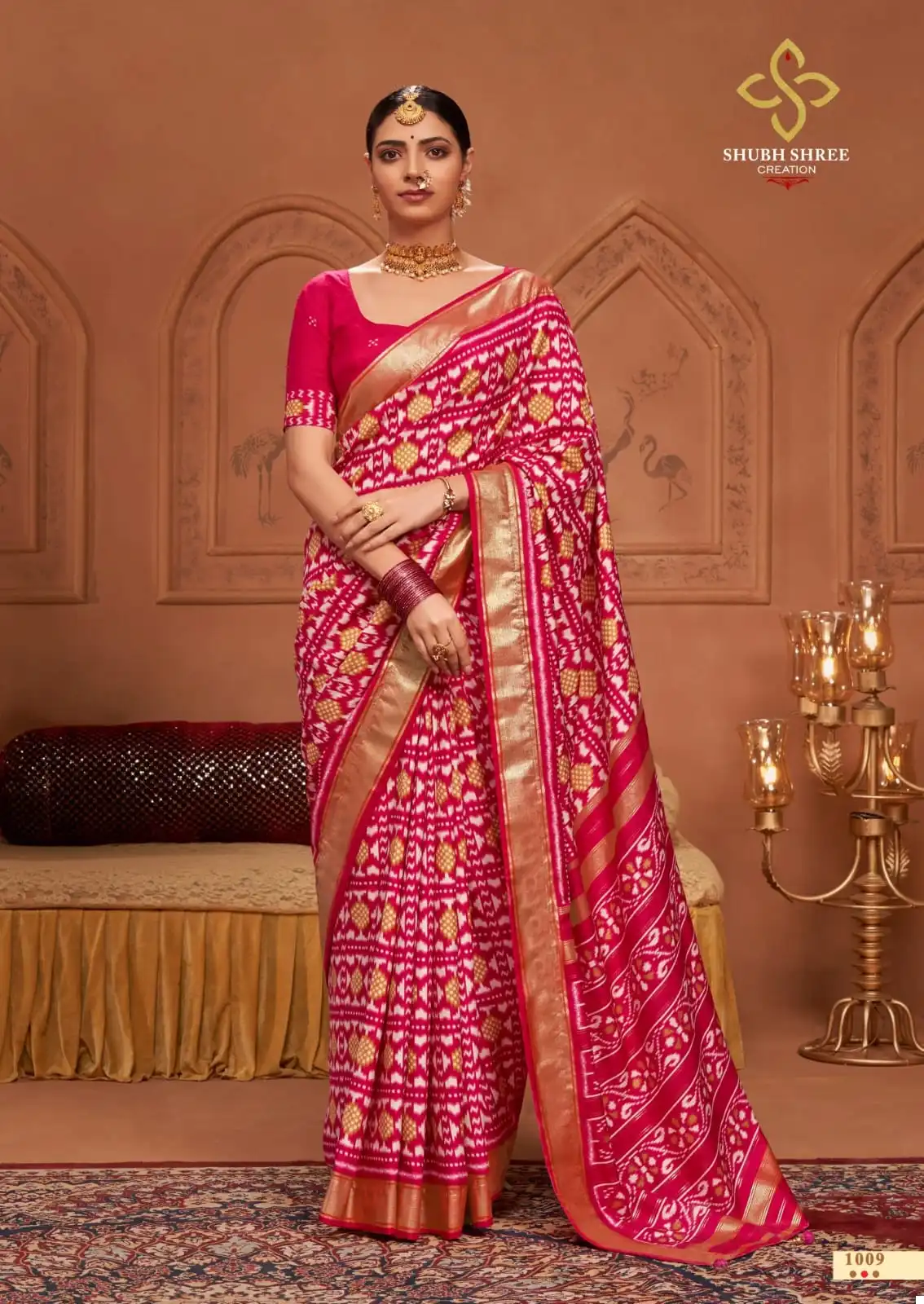 Shubh Shree Palki Welvet Tussar Silk Wholesale Sarees Catalog — Wholesale Sarees, MPA wholesale from Surat - Gallery Image 3