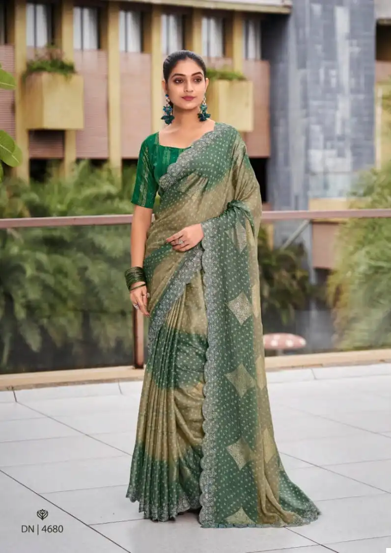 5D Designer Paridhi Chiffon Brasso Wholesale Sarees Catalog — Wholesale Sarees, MPA wholesale from Surat - Gallery Image 8