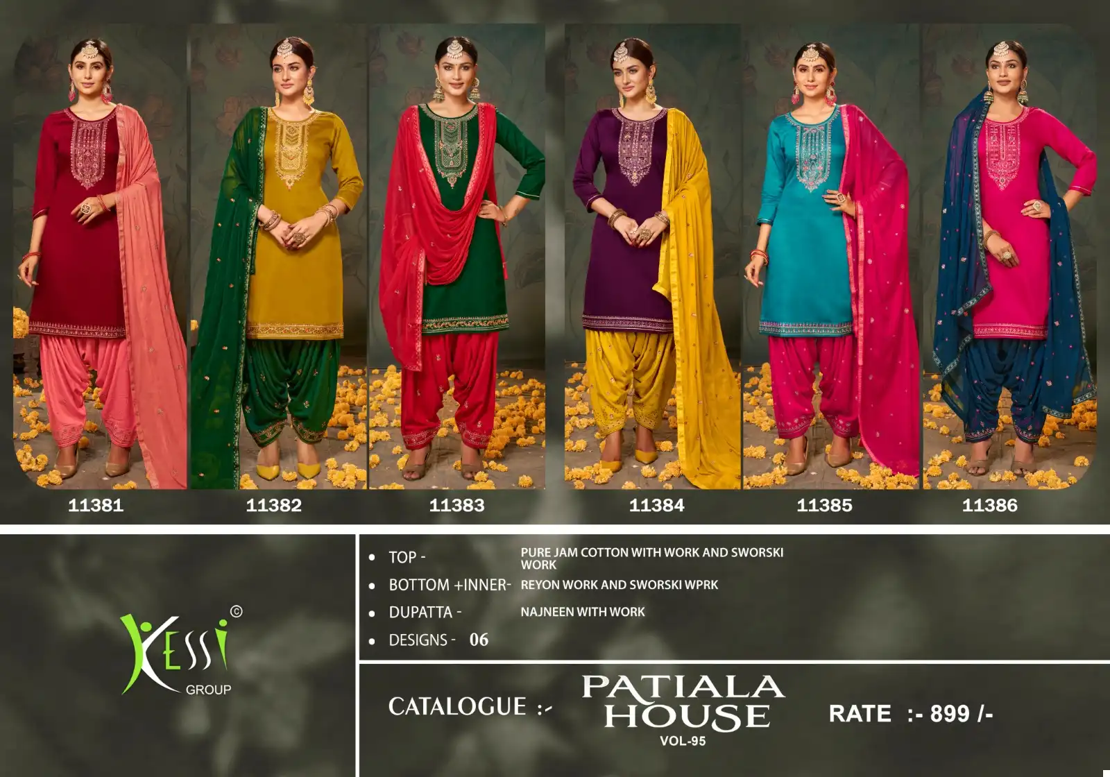 Kessi Patiala House Vol 95 Pure Jam Cotton Wholesale Salwar Suit Catalog - Image 7