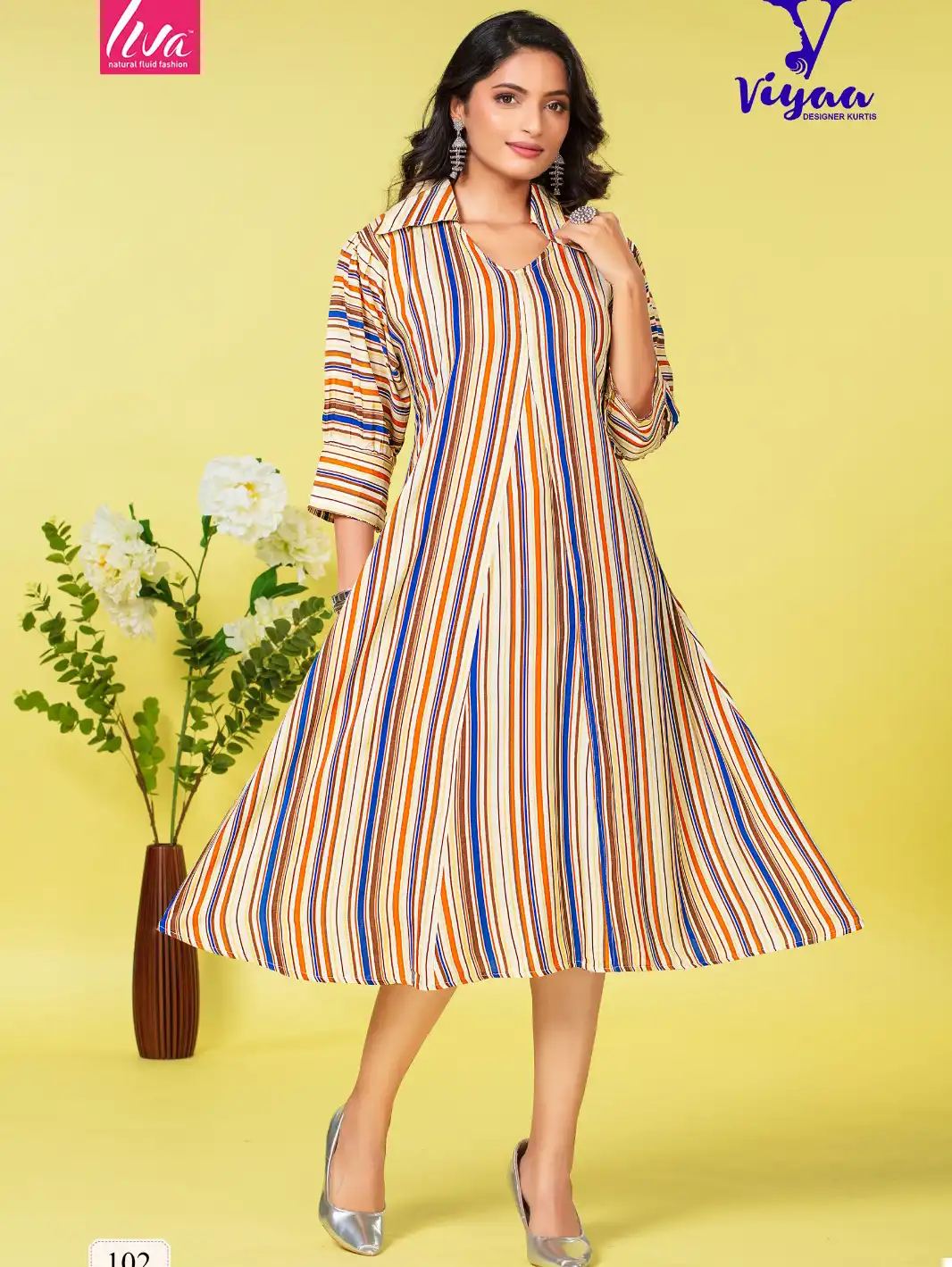 Viyaa Pretty Girl Vol 1 Pure Rayon Wholesale Long Kurtis Catalog