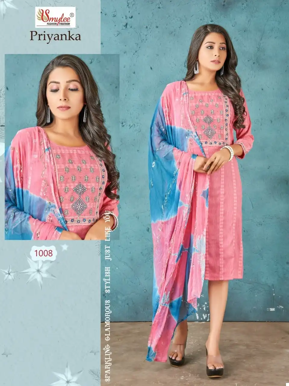 Vardan Ethnic Priyanka Heavy Bombay Lining Rayon Wholesale Kurti With Dupatta Catalog — Wholesale Kurtis, MPA wholesale from Surat - Gallery Image 6