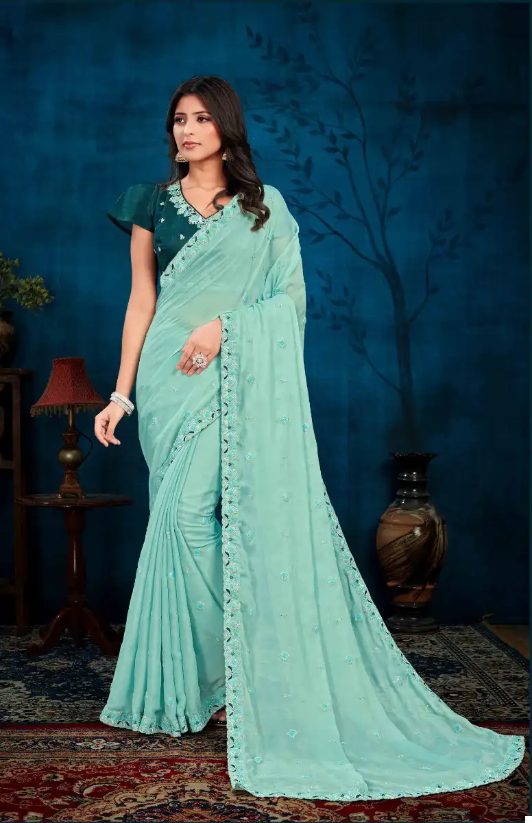 Pal Fashion Kaira Heavy Nylon Butterfly Net Wholesale Designer Saree Catalog — Wholesale Sarees, MPA wholesale from Surat - Gallery Image 3