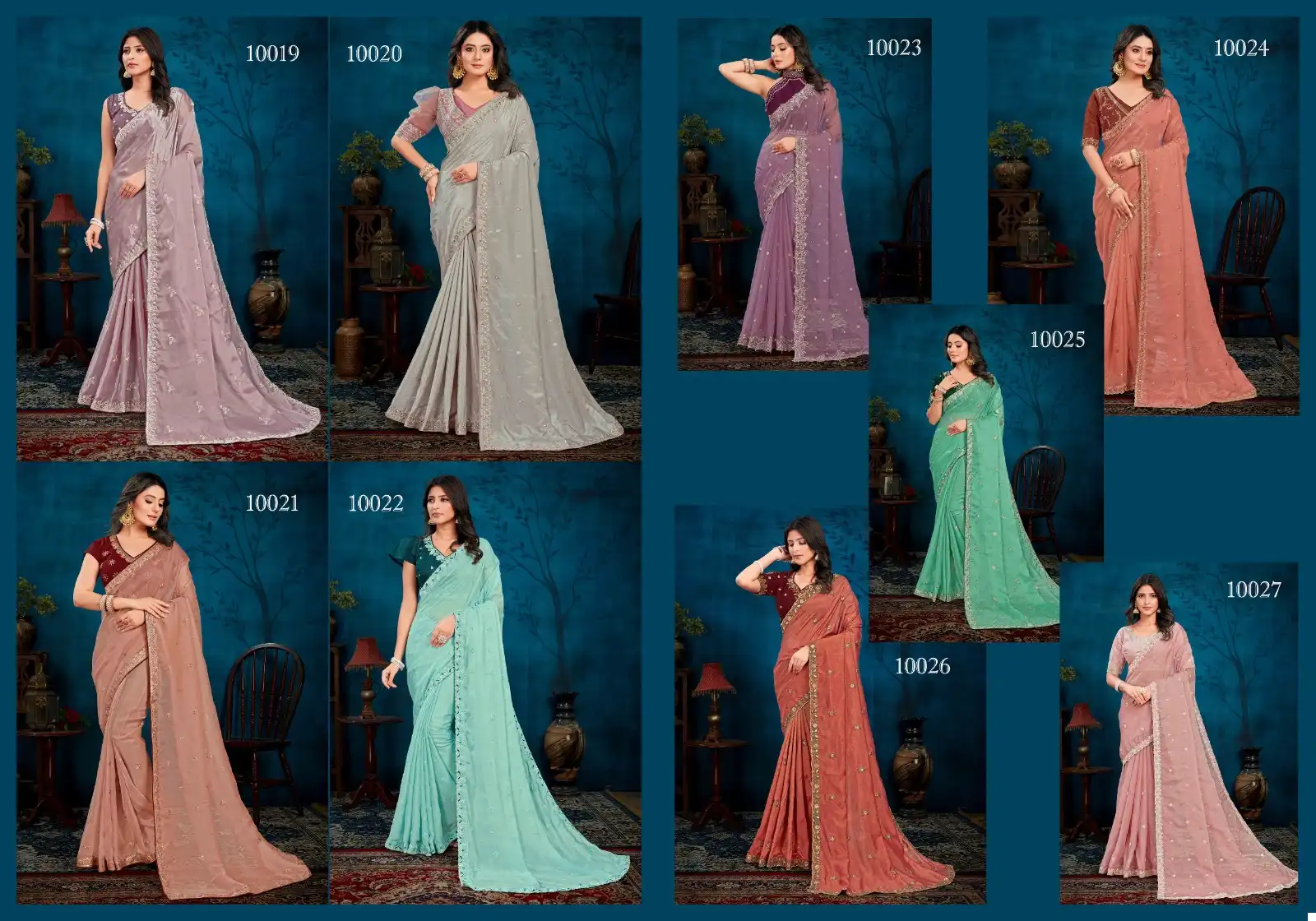 Pal Fashion Kaira Heavy Nylon Butterfly Net Wholesale Designer Saree Catalog — Wholesale Sarees, MPA wholesale from Surat - Gallery Image 10