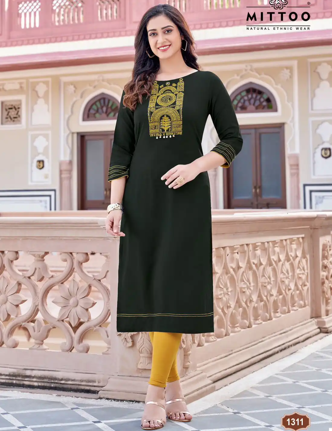 Mittoo Palak Vol 36 Heavy Rayon Wholesale Kurtis Catalog