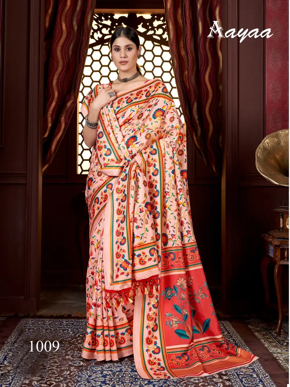 Aayaa Pashmina Vol 1 Pashmina Wholesale Winter Saree Catalog — Wholesale Sarees, MPA wholesale from Surat - Gallery Image 6